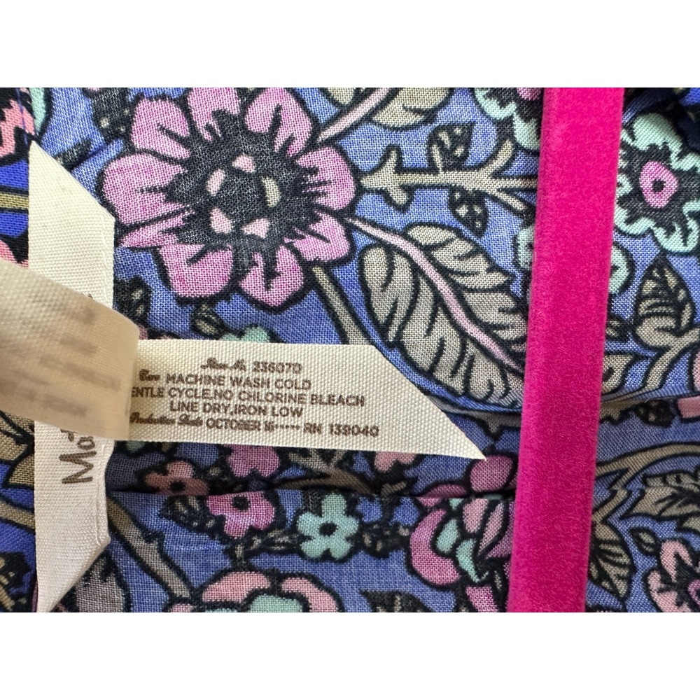 Matilda Jane Thoughts and Dreams Boho Floral Tunic Dress Purple Blue Size Medium - Picture 7 of 9